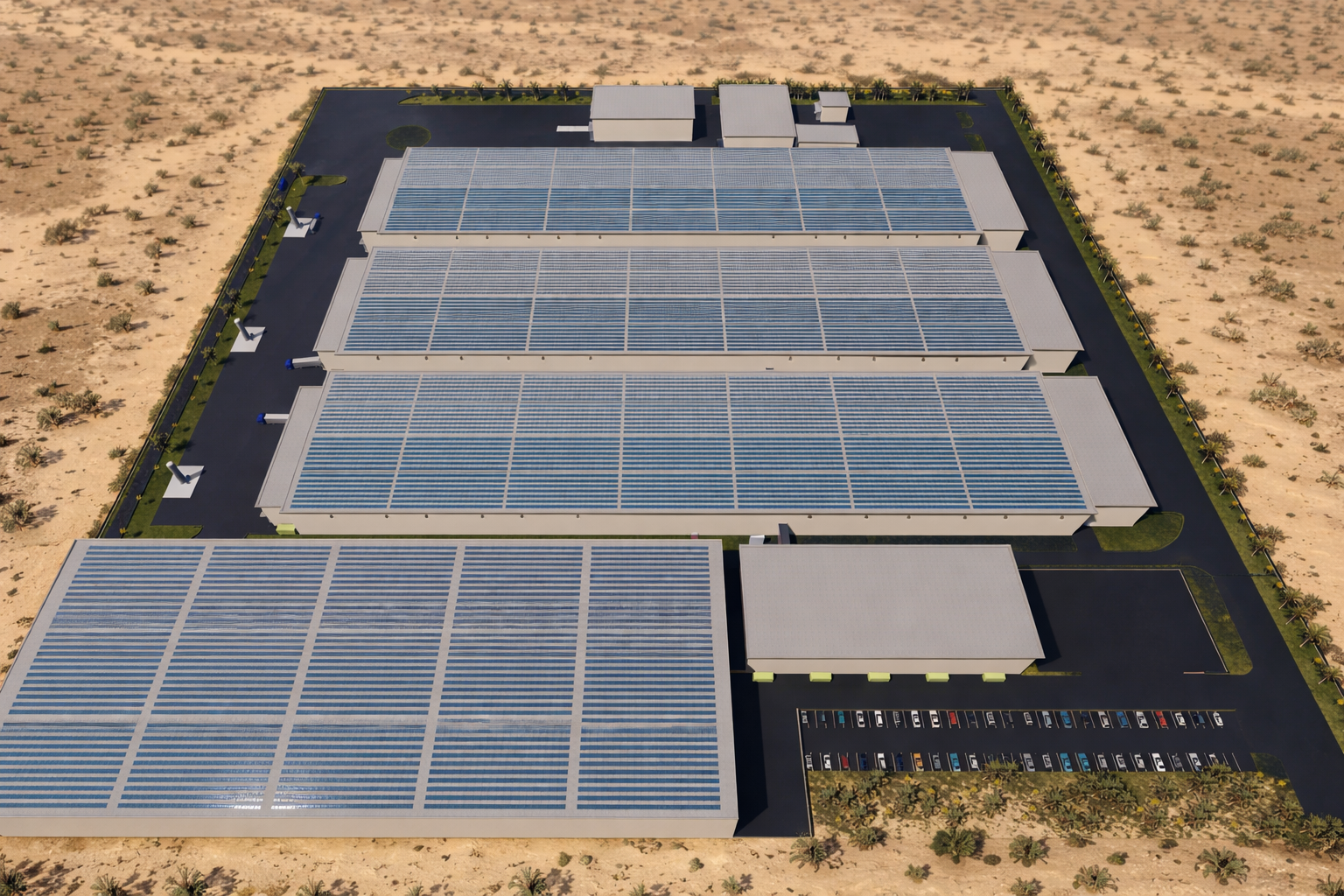 Blue Oasis facility rendering